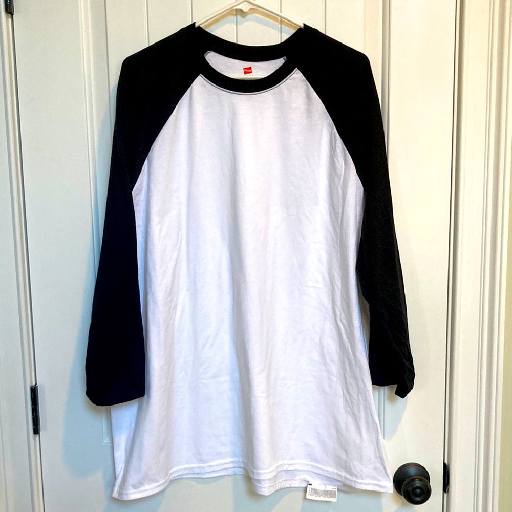 🆕 HANES X-TEMP T 3/4 Sleeves BRAND NEW !!